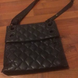 Hammitt black leather crossbody bag